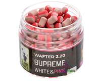 220 Baits Supreme 4mm Wafters White and Pink